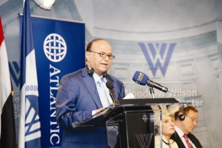 رئيس الجمهورية يلقي محاضرة في مركز ودرو ويلسون الدولي بواشنطن